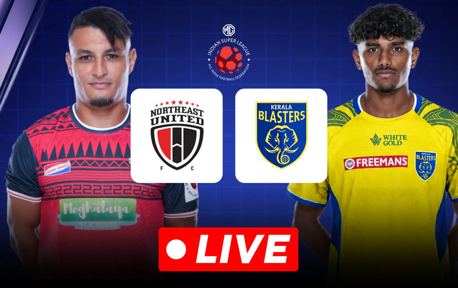 NorthEast United host Kerala Blasters in ISL clash