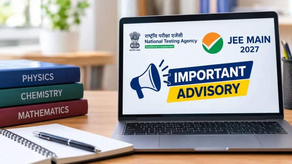 NTA advisory for JEE Main 2027 candidates: Use DigiLocker or e-Pramaan login