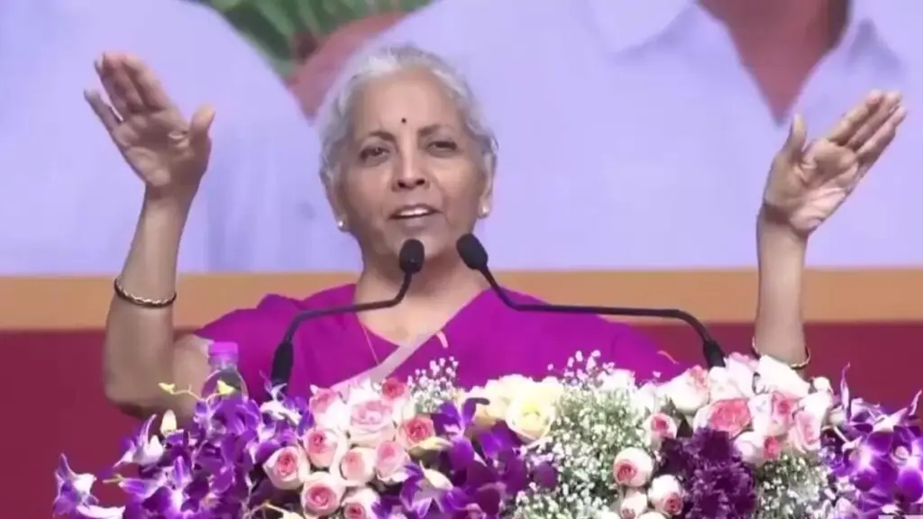 Naidu calm crowd at Sitharaman speech triggers Congress-NDA row