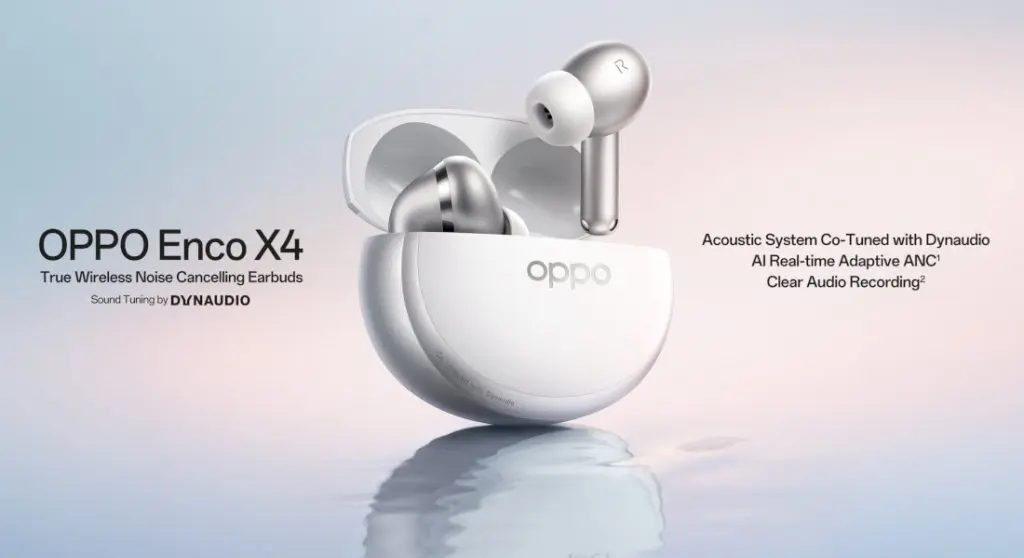 Oppo Enco X4 TWS earbuds launched in India at Rs 19,999