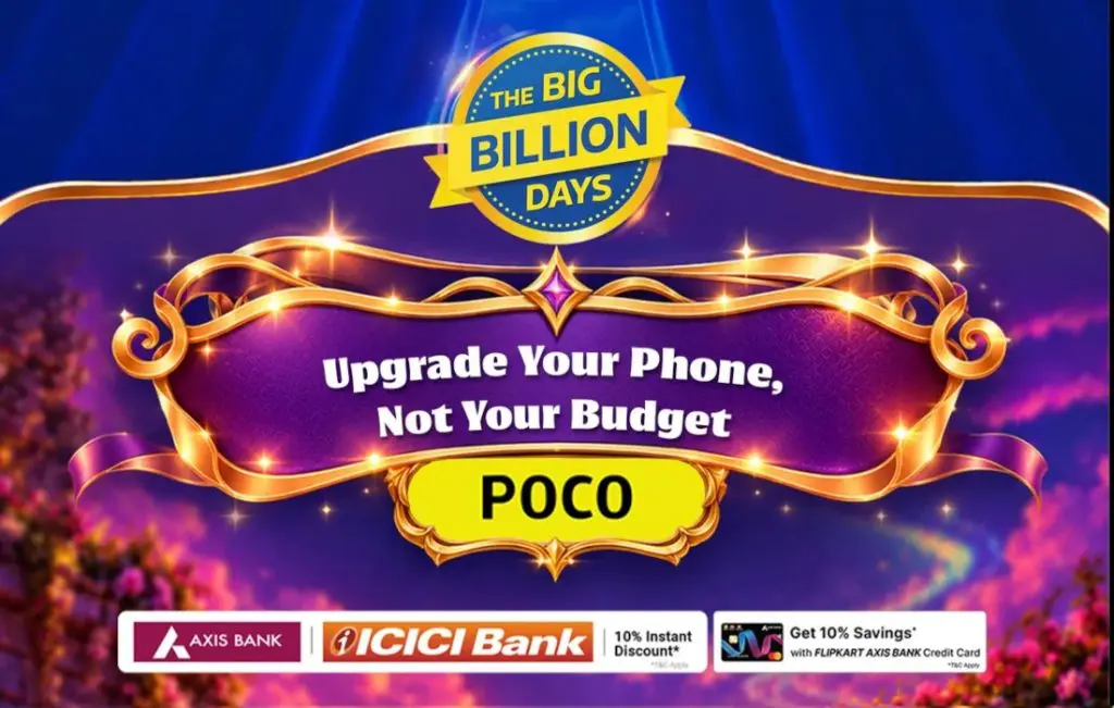 POCO reveals Big Billion Days sale prices from Rs 11,999