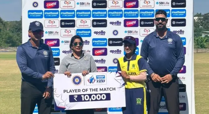 Meghalaya Women beat Manipur Women by 3 runs in T20 Trophy