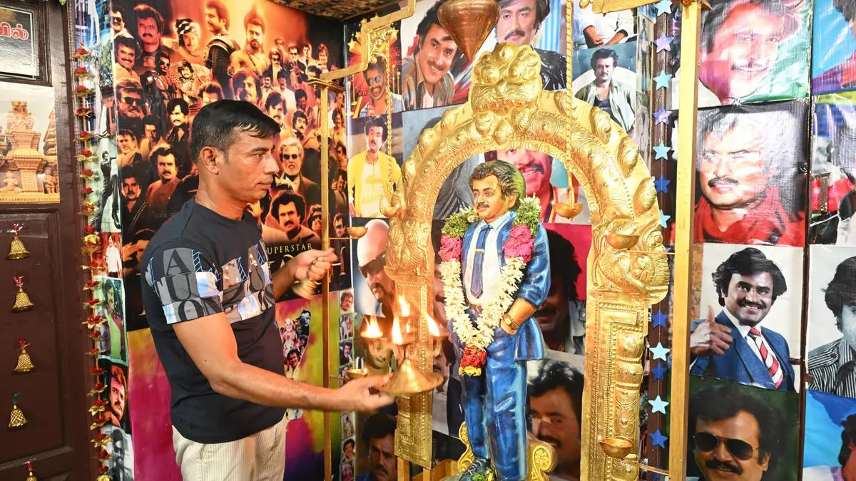 Madurai temple offers Rajinikanth kolu for Jailer 2 release