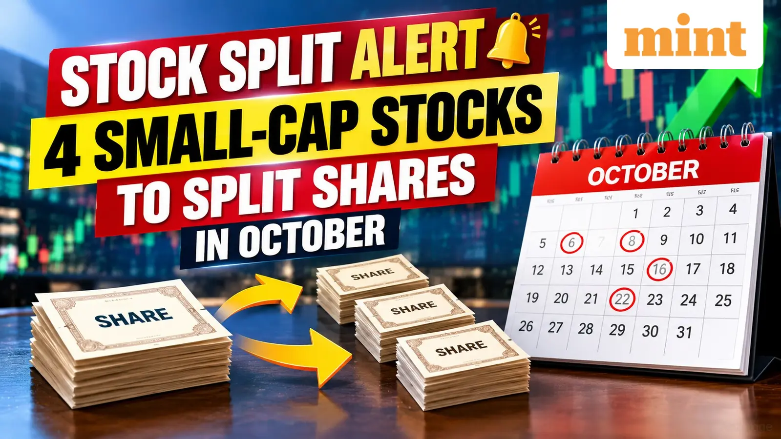 4 small-cap stocks to split shares in October 2026