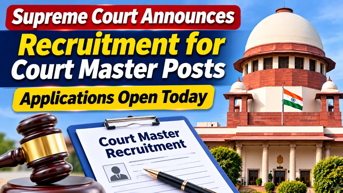 Supreme Court announces 20 Court Master posts