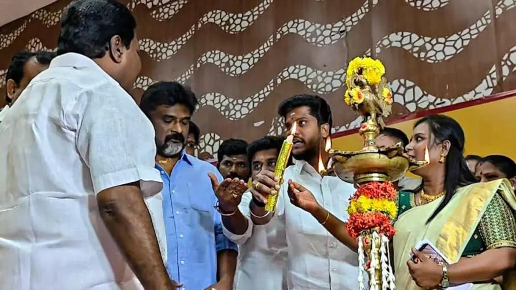 TVK MLA tries to snatch candle from Congress MP at baby shower event