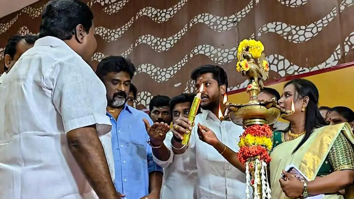 TVK MLA tries to snatch candle from Congress MP at baby shower event