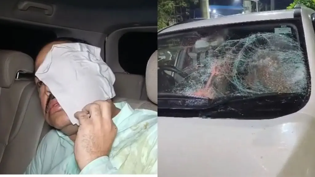 TMC MLA Bibhas Sardar attacked, car vandalised in Jaynagar