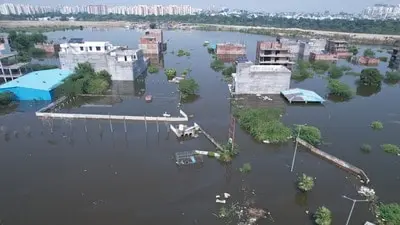 Lucknow waterlogging leaves areas without power for 70 hours
