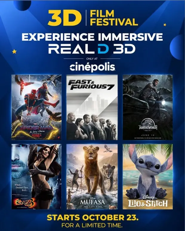 Cinépolis and RealD launch 3D film festival across 18 Indian cities