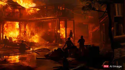 Drunk man sets cow ablaze, torches 15 bikes and 3 shops in Mumbai