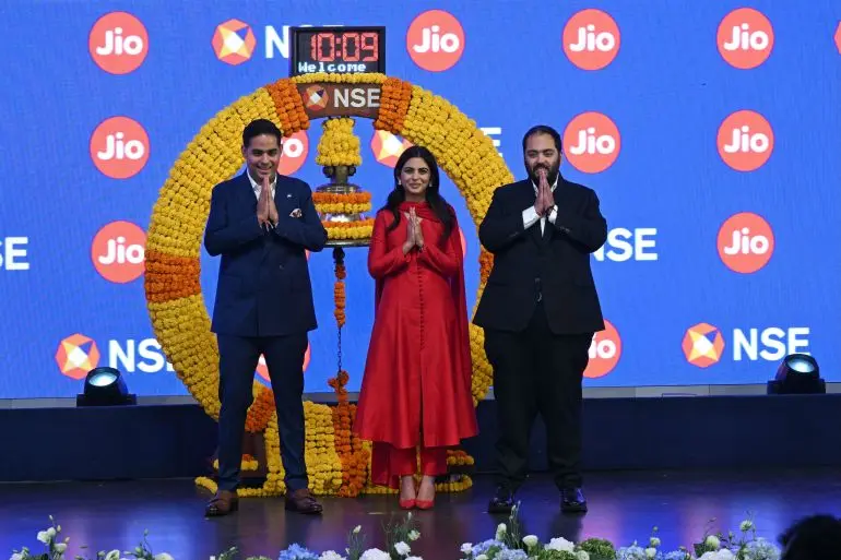 Jio Platforms becomes India's second-largest company after $3.2bn IPO