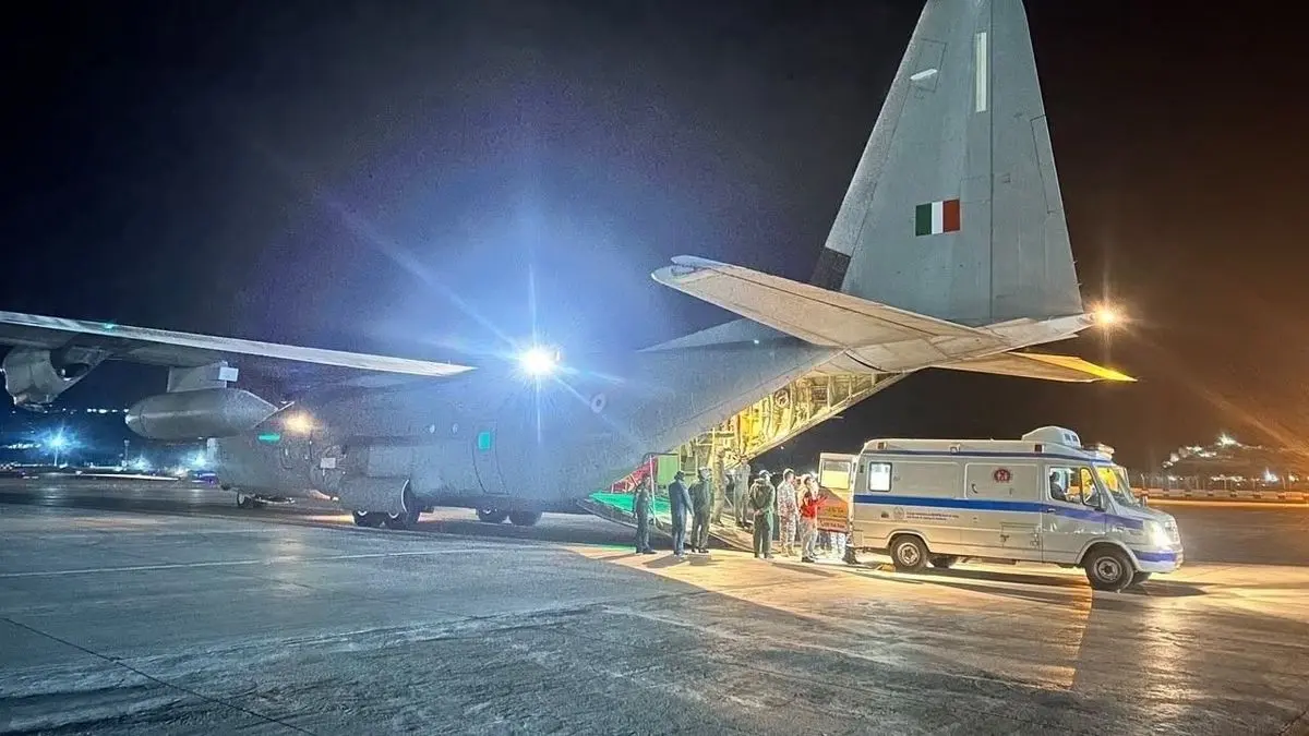IAF C-130J evacuates critically ill patient from Leh to Delhi