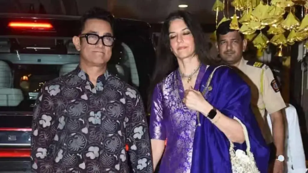 Aamir Khan, Gauri Spratt celebrate first Karwa Chauth