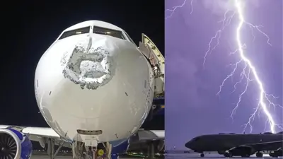 Lightning strike damages IndiGo flight nose, 110 safe