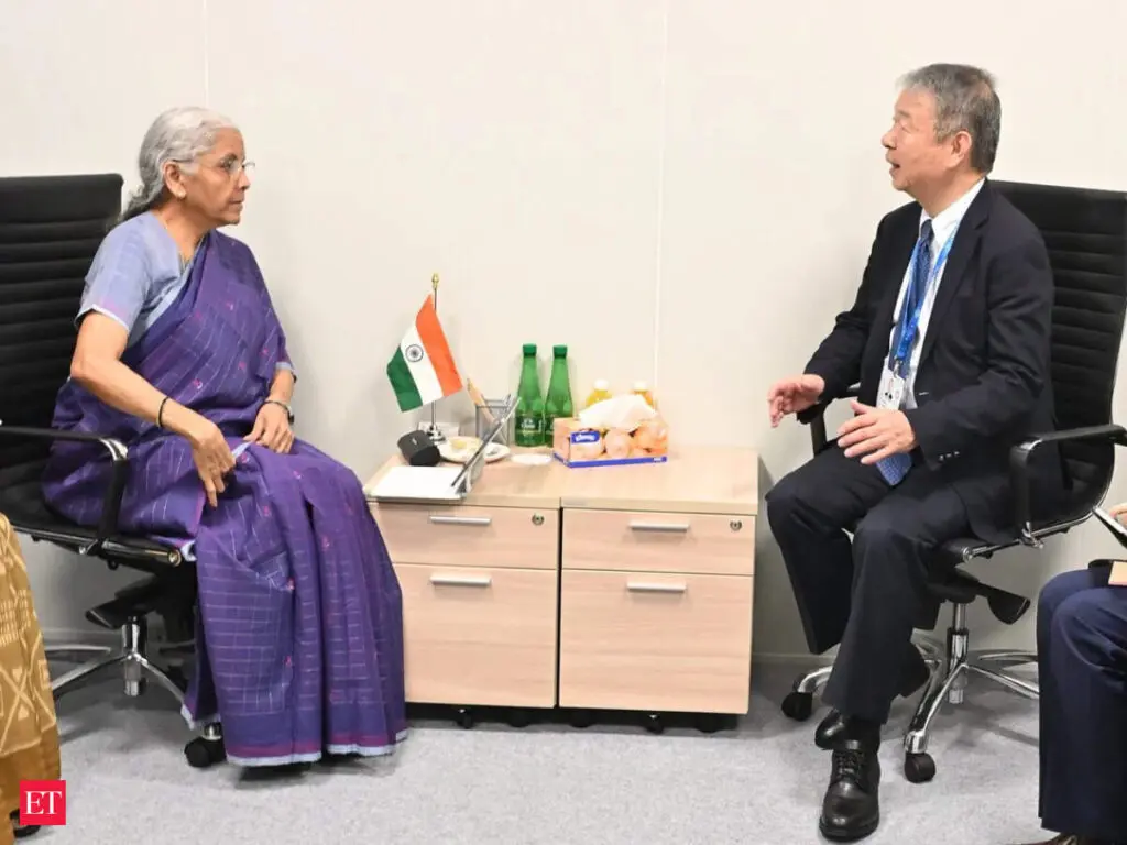 Sitharaman, JBIC chief discuss clean energy and supply chains