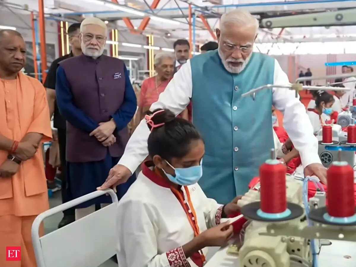 PM Modi inaugurates Arvind garment plant in Varanasi