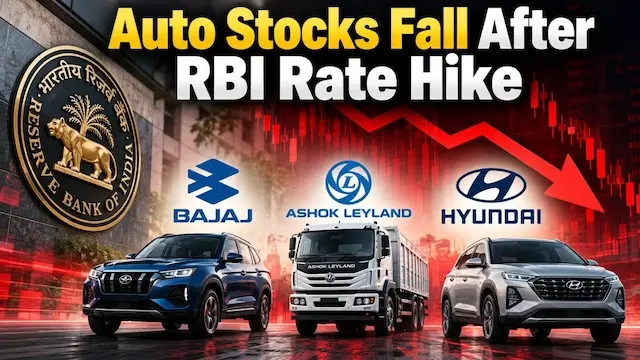 RBI rate hike hits auto stocks, Bajaj Auto, Ashok Leyland fall