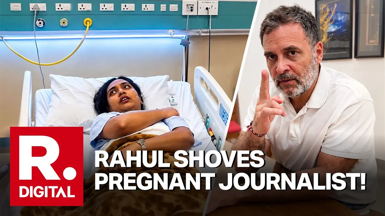 BJP accuses Rahul Gandhi of pushing pregnant journalist