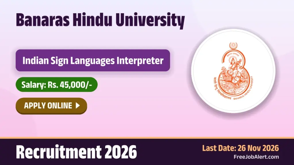 BHU recruits two Indian Sign Languages interpreters