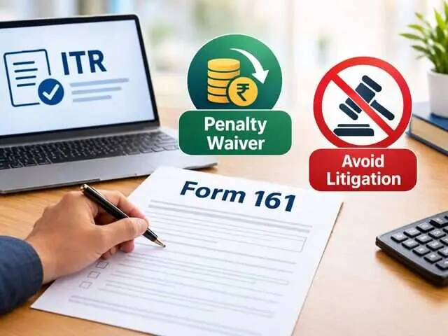 CBDT revises Form 161 for penalty waiver requests
