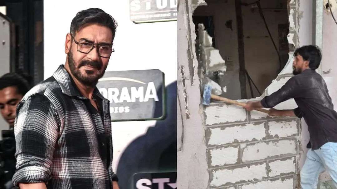 BMC demolishes part of Ajay Devgn's Juhu bungalow