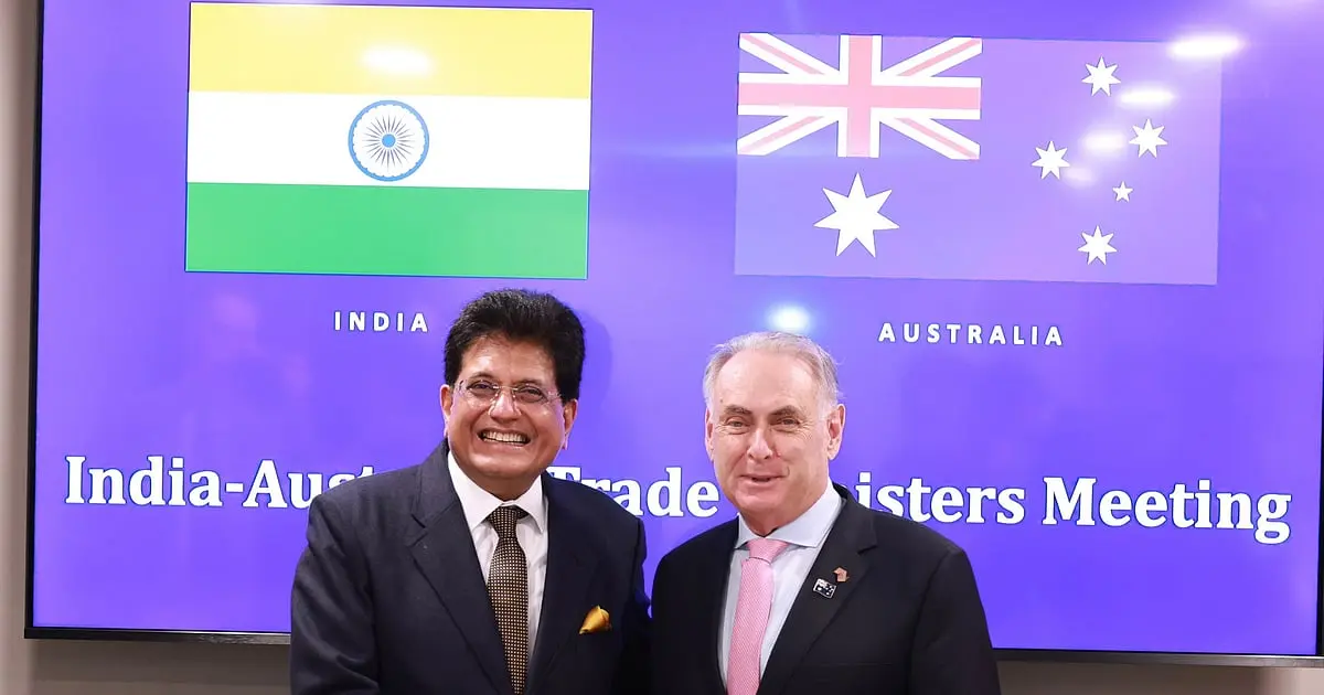 Piyush Goyal, Don Farrell discuss expediting India-Australia CECA