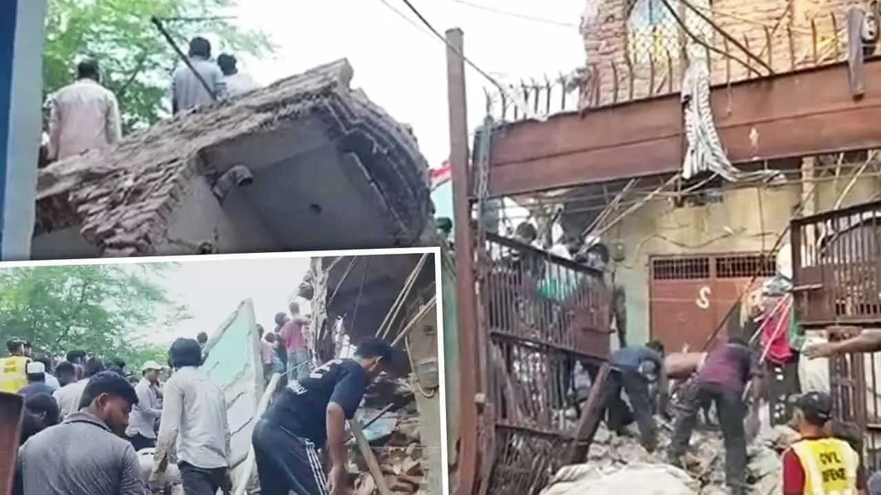 Seemapuri building collapse leaves one dead, eight rescued