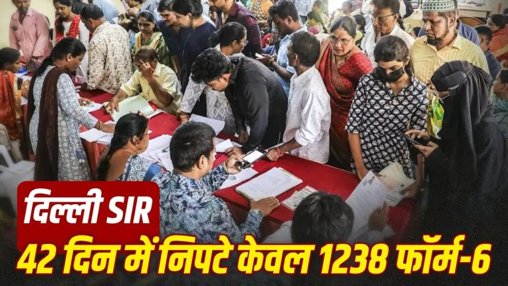 Only 1,238 of 4.5 lakh Delhi voter forms resolved in 42 days