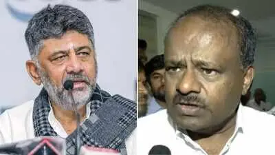 Video Row: Kumaraswamy, Himanta attack Congress over Shivakumar collar pull