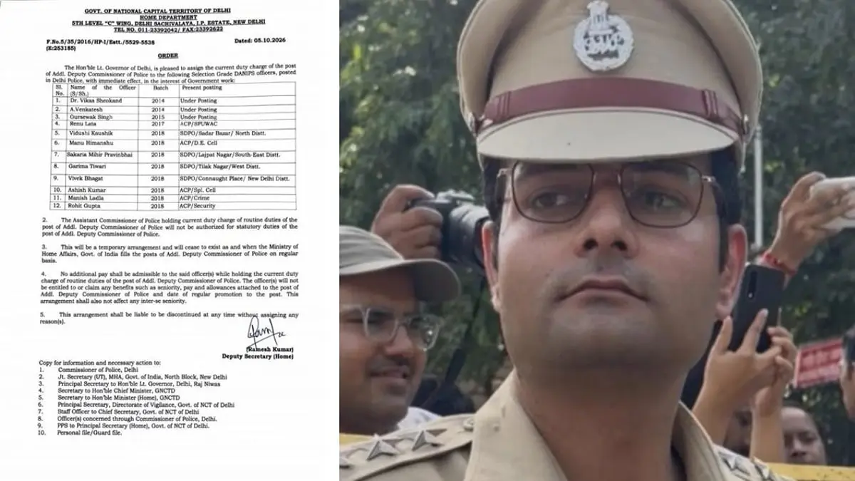 Delhi ACP Vivek Bhagat gets additional DCP charge, then refuses