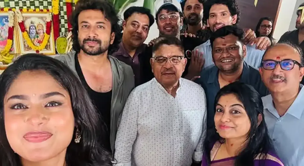 Satyadev, Sharrat Marar launch Trial and Error series with pooja