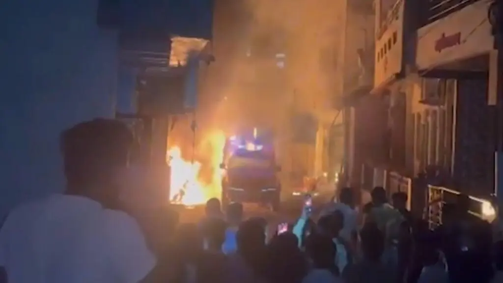 Two killed in Hingoli firecracker godown blaze
