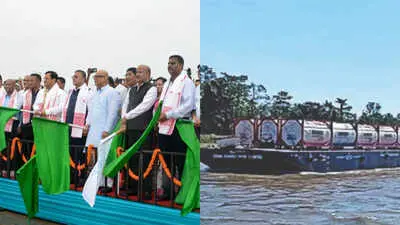 First international cargo voyage leaves Assam's Bogibeel for Dhaka