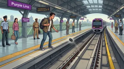 Token on tracks halts Bengaluru Metro Purple Line for 10 minutes