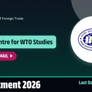IIFT invites applications for Head of Centre for WTO Studies