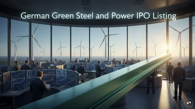 German Green Steel and Power lists at premium after 30x subscription