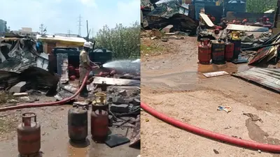 3 LPG cylinders explode in illegal Bengaluru shed, no casualties