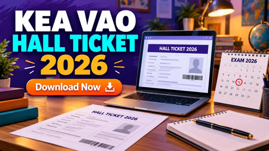 KEA Releases VAO Hall Ticket, Teacher Admit Card for October Exams