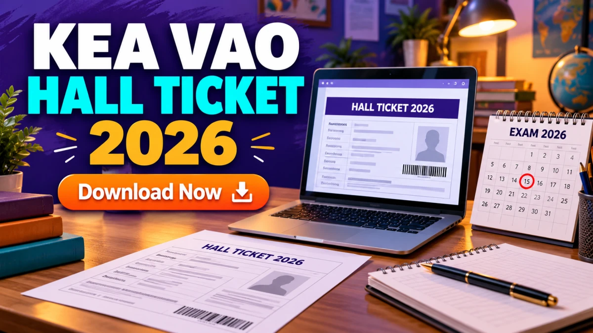KEA Releases VAO Hall Ticket, Teacher Admit Card for October Exams
