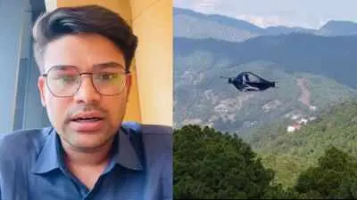 Almora man Ravi Tamta flies electric vehicle prototype