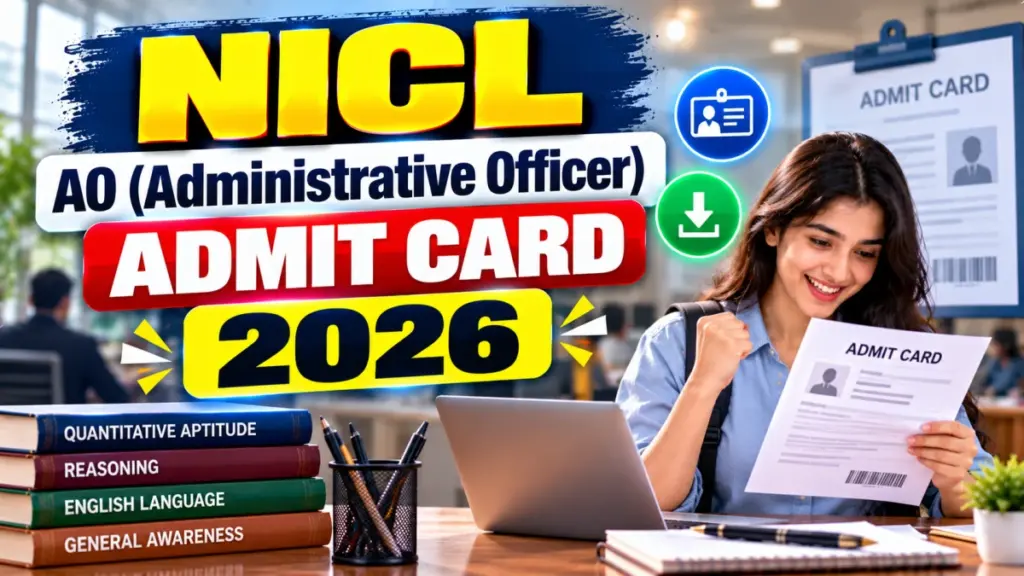 NICL releases AO prelims admit card on 7 November 2026