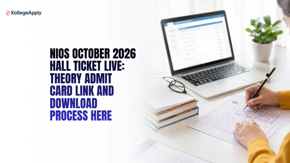 NIOS to release October 2026 hall tickets for Class 10, 12 soon