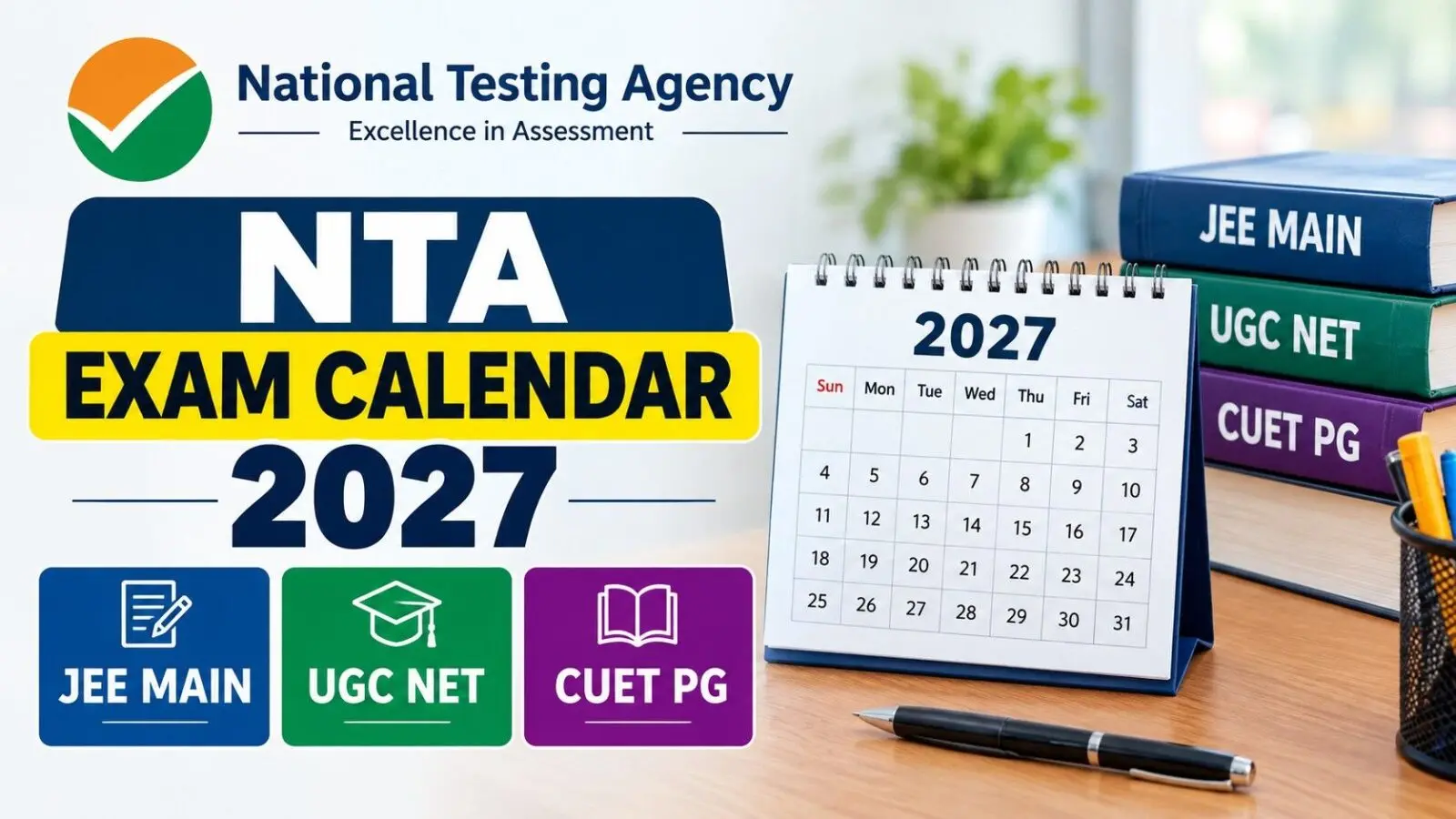 NTA issues tentative exam calendar for JEE Main, CUET PG, UGC NET