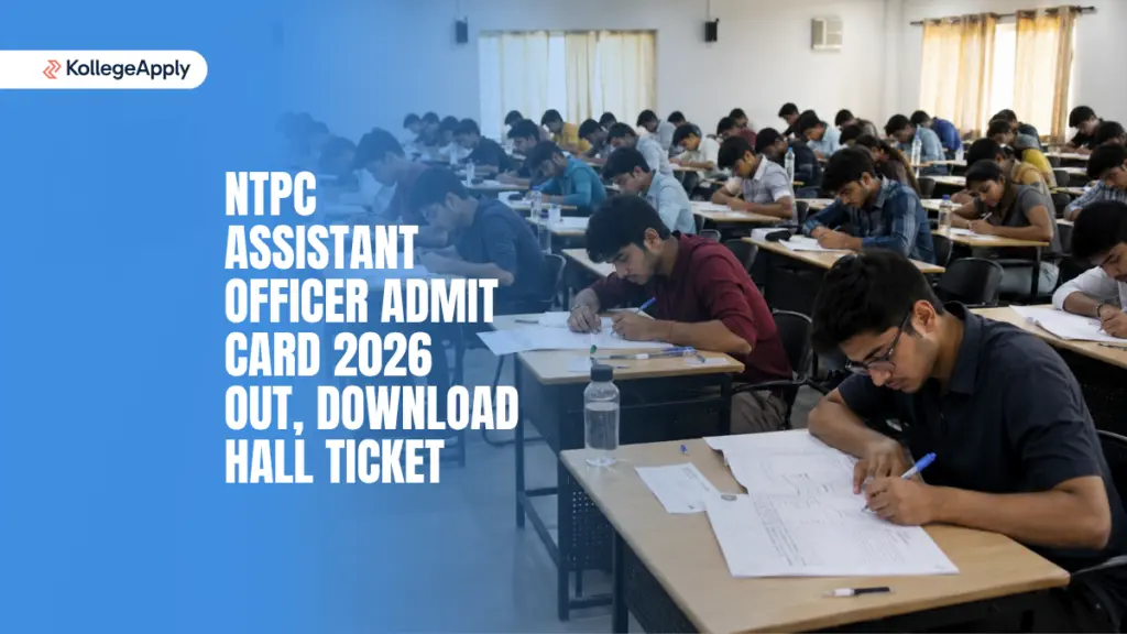 NTPC releases Assistant Officer admit card, exam on November 1