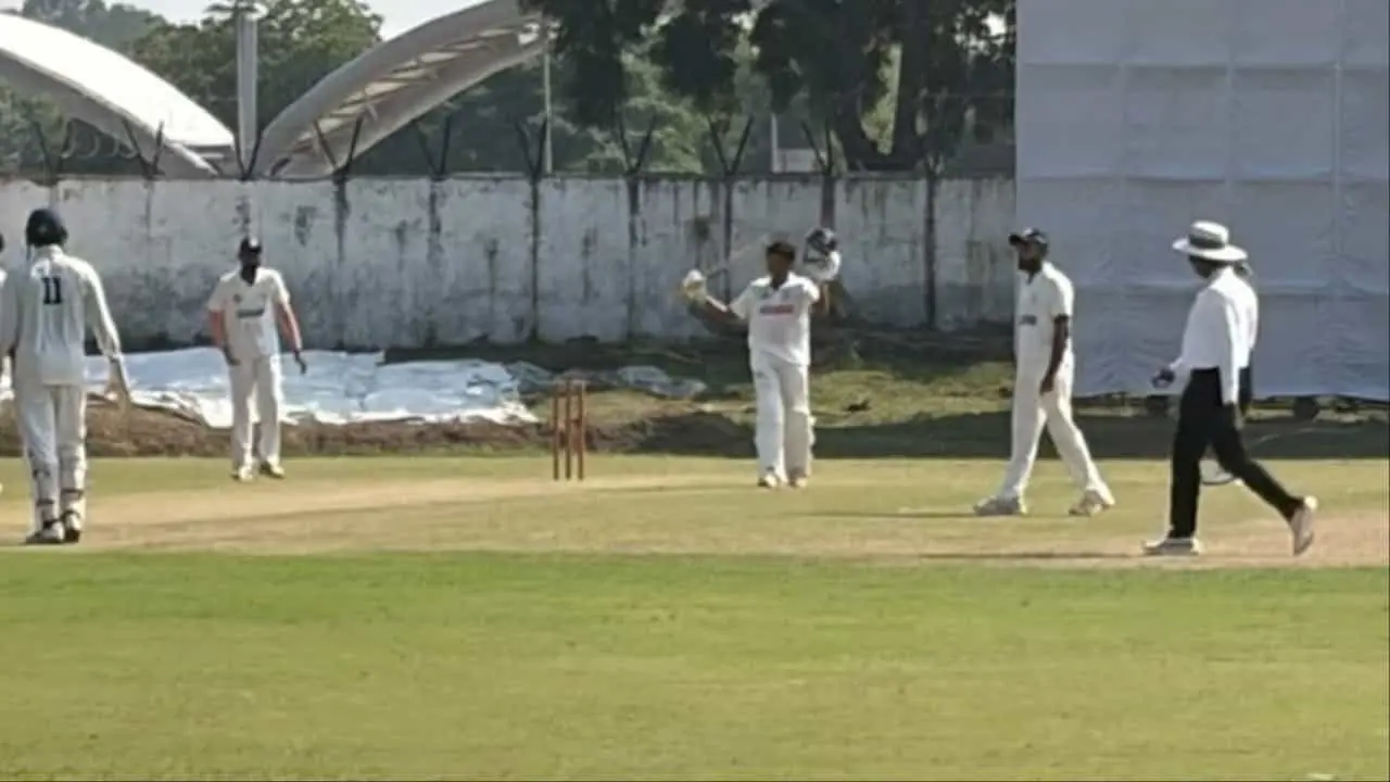 Priyansh Arya scores 199, misses double-century by one run