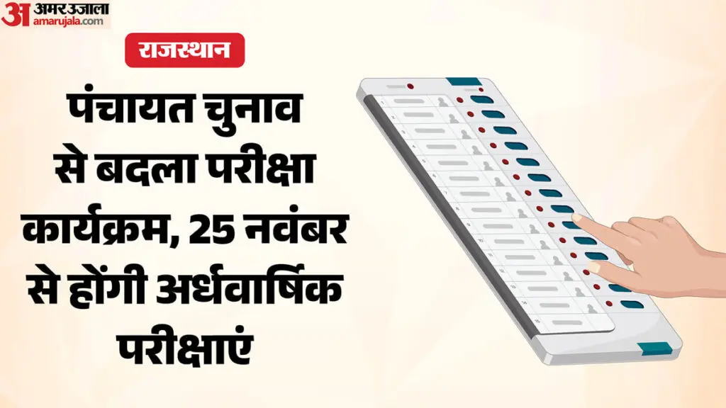 Rajasthan class 9 to 12 half-yearly exams rescheduled to 25 November