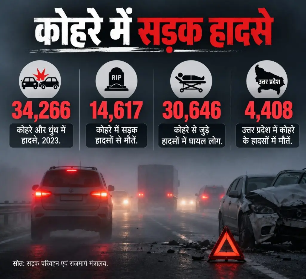 Festive season fog driving tips after 14,617 deaths in 2023