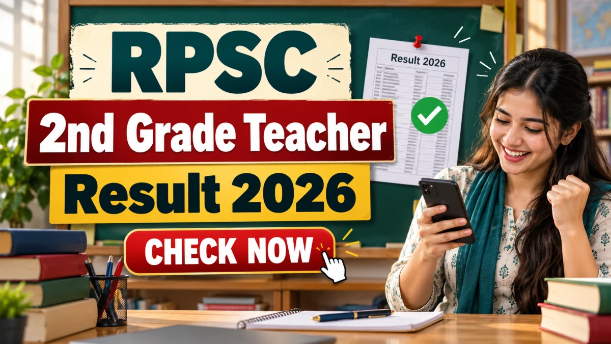 RPSC declares 2nd Grade Teacher result for 9,651 posts