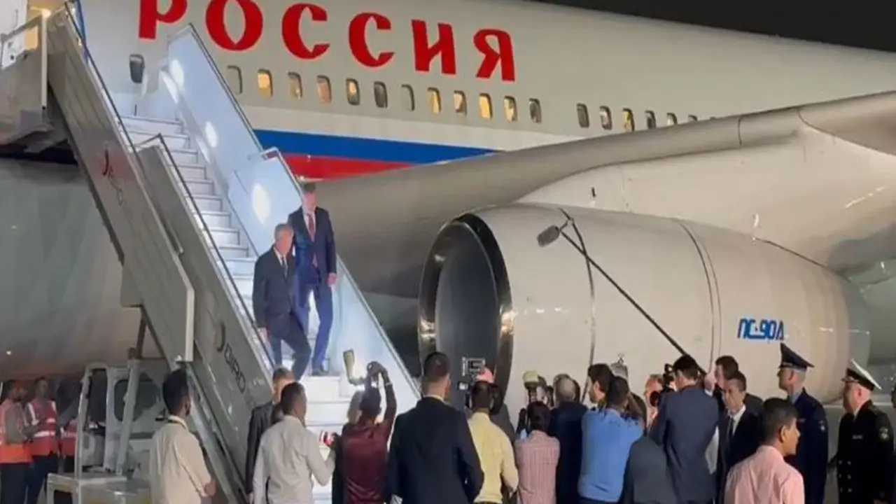 Russian Duma Chairman Volodin arrives in Delhi for BRICS Forum